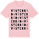 Pink Cotton t-shirt med Västerråda ordlek t-shirt
