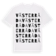 White t-shirt med Västerråda ordlek t-shirt