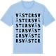 Blue Soul t-shirt med Västers ordlek t-shirt