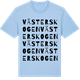 Blue Soul t-shirt med Västerskogen ordlek t-shirt