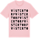 Pink Cotton t-shirt med Västertorp ordlek t-shirt