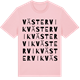 Pink Cotton t-shirt med Västervik ordlek t-shirt