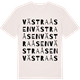 Vintage White t-shirt med Västra Åsen ordlek t-shirt