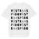 Västra Aspång ordlek t-shirt