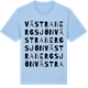 Blue Soul t-shirt med Västra Bergsjön ordlek t-shirt