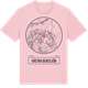 Pink Cotton t-shirt med Västra Bergsjön t-shirt