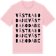 Pink Cotton t-shirt med Västra Bodane ordlek t-shirt