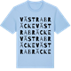 Blue Soul t-shirt med Västra Bräcke ordlek t-shirt
