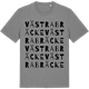 Mid Heather Gray t-shirt med Västra Bräcke ordlek t-shirt