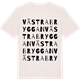 Vintage White t-shirt med Västra Bryggan ordlek t-shirt