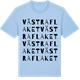 Blue Soul t-shirt med Västra flaket ordlek t-shirt