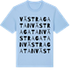Blue Soul t-shirt med Västra Gatan ordlek t-shirt