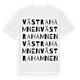 Västra hamnen ordlek t-shirt