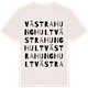Vintage White t-shirt med Västra Hunghult ordlek t-shirt
