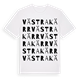 White t-shirt med Västra Kärr ordlek t-shirt
