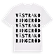 Västra Korungeröd ordlek t-shirt