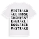 Västra Kräklingskären ordlek t-shirt
