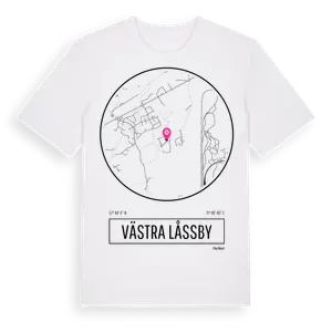 Västra Låssby t-shirt – ekologisk bomull t-shirt från Pinshirt