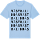 Blue Soul t-shirt med Västra Lindås ordlek t-shirt