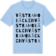 Blue Soul t-shirt med Västra Mobäcken ordlek t-shirt