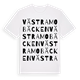 Västra Mobäcken ordlek t-shirt