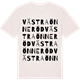 Vintage White t-shirt med Västra Önneröd ordlek t-shirt