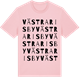 Pink Cotton t-shirt med Västra Risby ordlek t-shirt