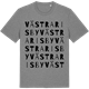 Mid Heather Gray t-shirt med Västra Risby ordlek t-shirt