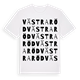 Västra Röd ordlek t-shirt