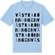 Blue Soul t-shirt med Västra Rönningen ordlek t-shirt