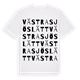 Västra Sjöslätt ordlek t-shirt