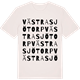 Vintage White t-shirt med Västra Sjötorp ordlek t-shirt