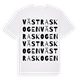Västra Skogen ordlek t-shirt