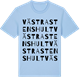 Blue Soul t-shirt med Västra Stenshult ordlek t-shirt