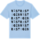 Blue Soul t-shirt med Västra Stigen ordlek t-shirt