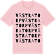 Pink Cotton t-shirt med Västra Torp ordlek t-shirt