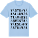 Blue Soul t-shirt med Västra Värslan ordlek t-shirt