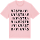 Pink Cotton t-shirt med Västra Vik ordlek t-shirt