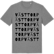 Mid Heather Gray t-shirt med Västtorp ordlek t-shirt