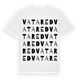 Vatared ordlek t-shirt