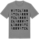 Mid Heather Gray t-shirt med Våtekärr ordlek t-shirt