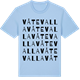 Blue Soul t-shirt med Våtevalla ordlek t-shirt