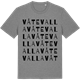 Mid Heather Gray t-shirt med Våtevalla ordlek t-shirt