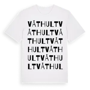 Våthult ordlek t-shirt – ekologisk bomull t-shirt från Pinshirt
