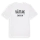 White t-shirt med Vättak i Sverige t-shirt