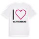 White t-shirt med Jag älskar Vattenberg t-shirt stort tryck