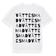 Vättesmad ordlek t-shirt
