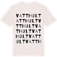 Vintage White t-shirt med Vatthult ordlek t-shirt