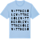 Blue Soul t-shirt med Vattneböle ordlek t-shirt