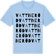 Blue Soul t-shirt med Vattneröd ordlek t-shirt